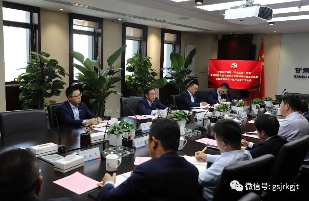 开云手机站官方端网站登录入口-开云(中国)（华龙证券）党委主题教育领导小组办公室召开第二次工作会议